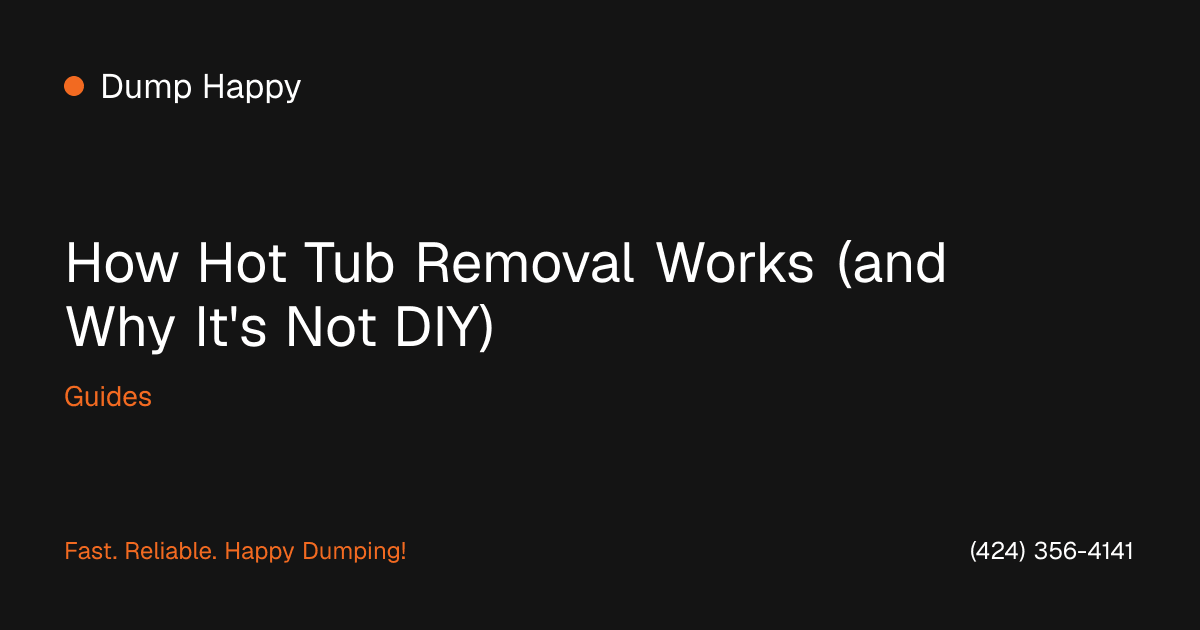 Hot tub being cut down into sections for removal