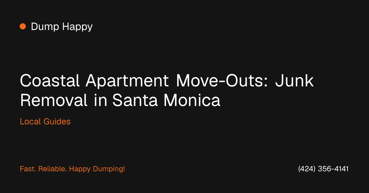 Furniture being moved out of a Santa Monica apartment building