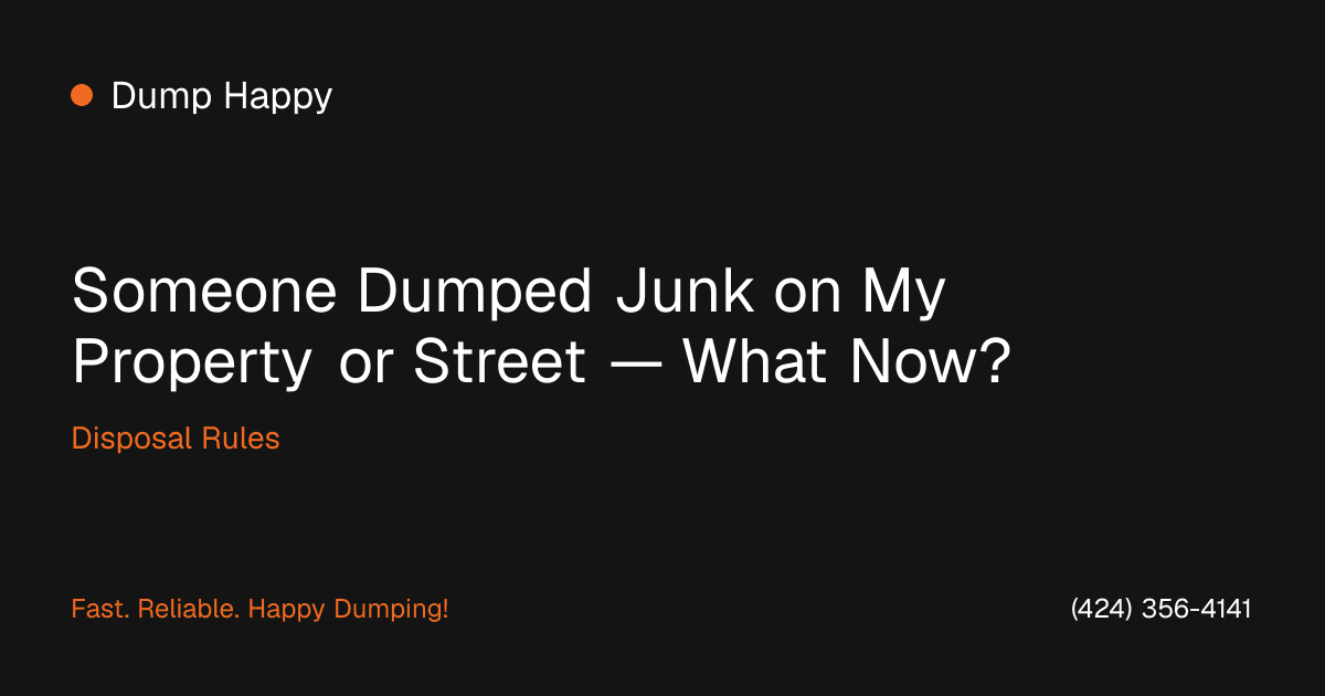 Illegally dumped mattress and debris in a Los Angeles alley